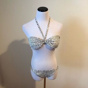 Victoria’s Secret Black & White Leopard Bikini